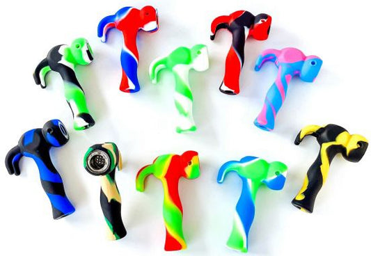 Silicone Hammer Smoking Pipes