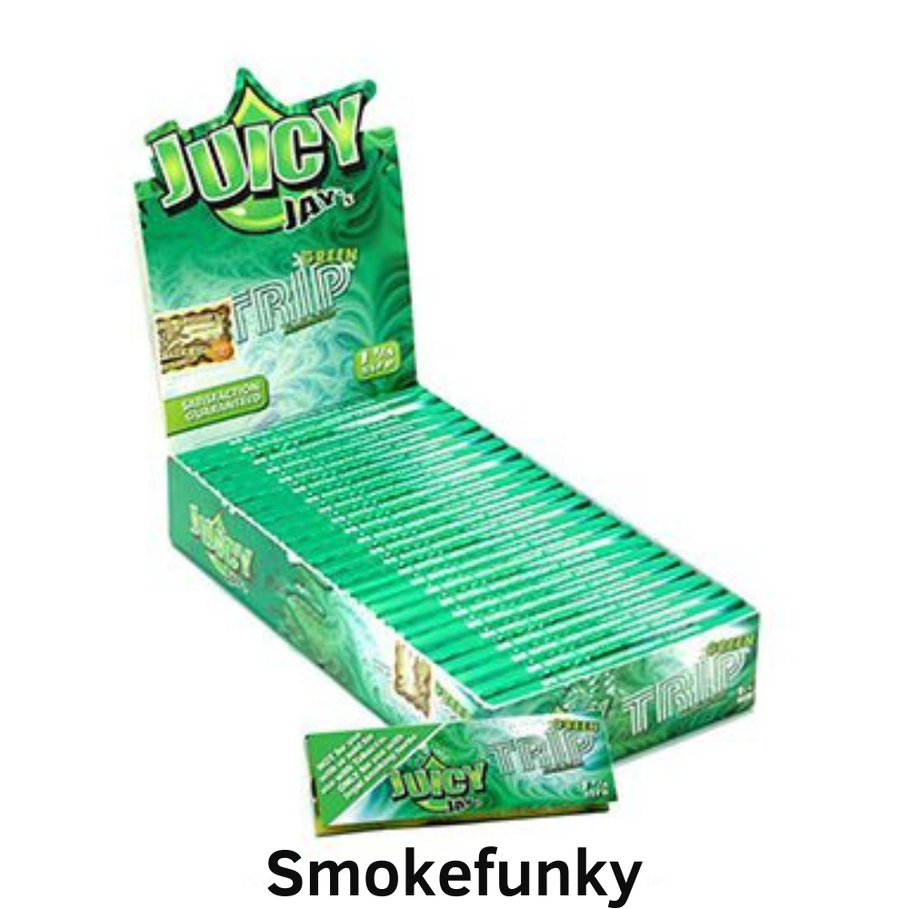 Juicy Jay’s King Size Rolling Paper Strawberry Kiwi Flavor