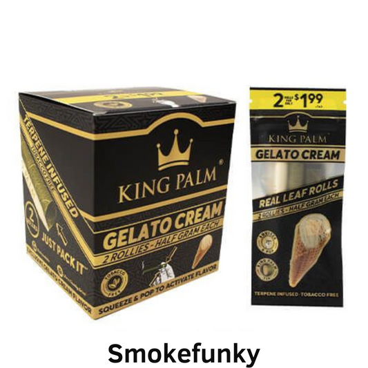 King Palm – Gelato Cream – 2 Rollies – .5g – 20pk Display