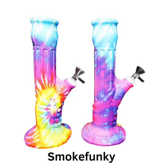 11"/ 565 Gr. TIE-DYE ART SILICONE WATER PIPE