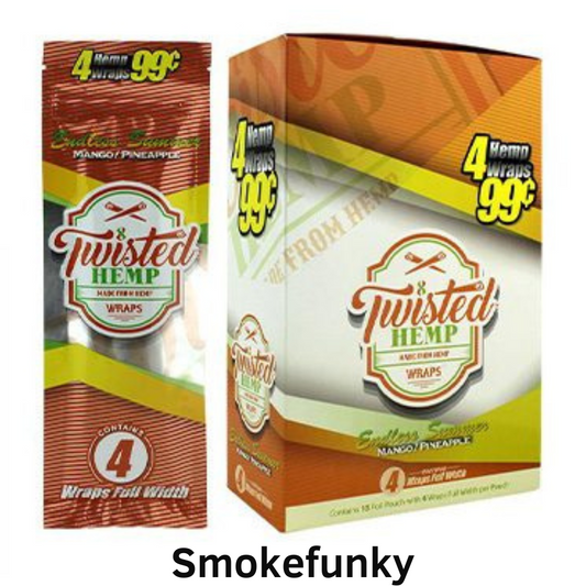 Twisted Hemp Wrap Endless Summer Mango/Pineapple Flavor