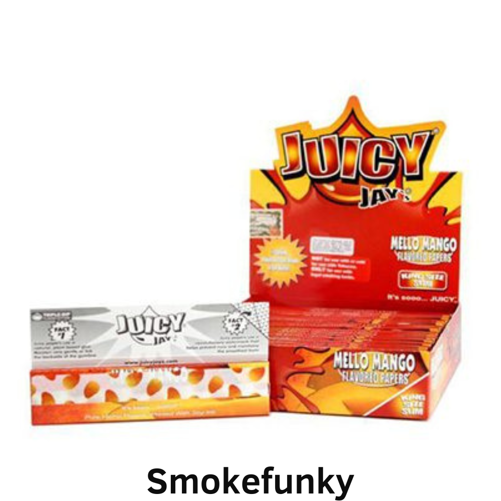 Juicy Jay’s King Size Rolling Paper Mello Mango