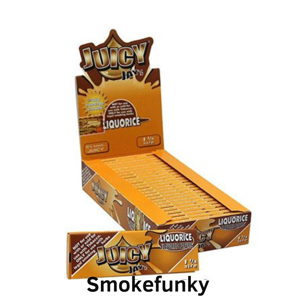 Juicy Jay’s 1 1/4″ Size Rolling Paper Liquorice Flavor