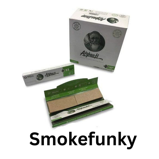 Afghan Hemp King Size Papers + Tips Brand: Afghan Hemp