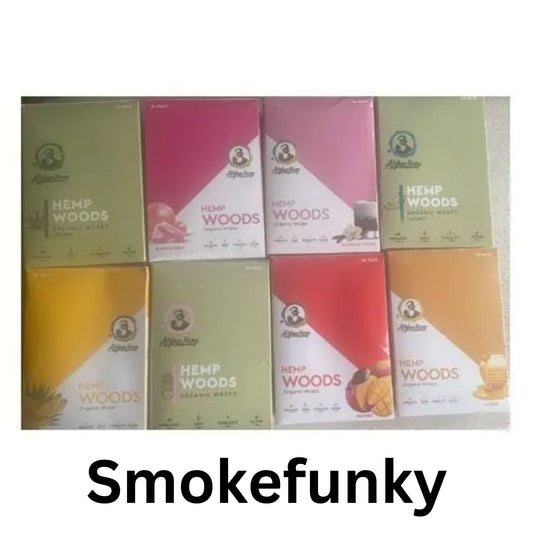 Afghan Hemp Blunt Wraps – Hemp Woods 8 flavors(Organic, Mango, Banana, Bubble Gum, Honey, Russian Cream) Combo Packs