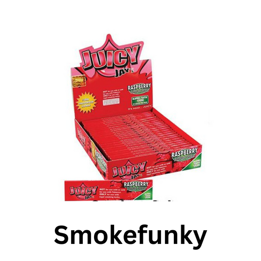 Juicy Jay’s King Size Rolling Paper Raspberry Flavor